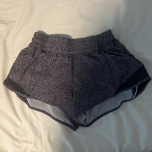 Grey Lululemon Hotty Hot Shorts